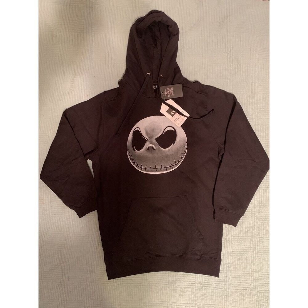 Disney Tim Burtons The Nightmare Before Christmas Jack‎ Skeleton S Adult  Hoody